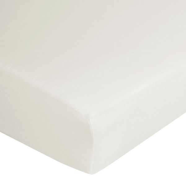 Prześcieradło jersey z gumką 180x200 kremowe 125 g/m2