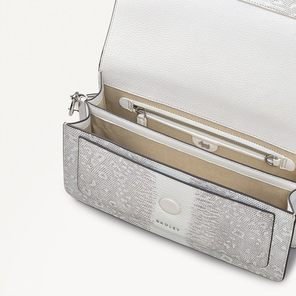 Leather Lane - Medium Flapover Shoulder Bag