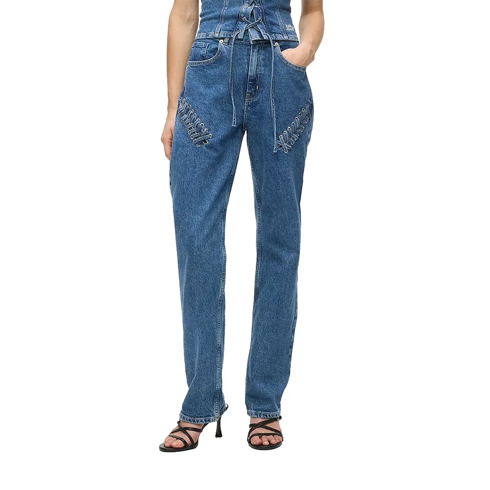 Karl Lagerfeld Jeans B2W10086 Straight Fit high waist jeans