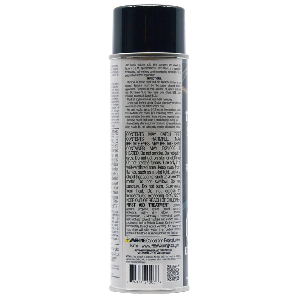Dominion Sure Seal Trim Black Semi Gloss Paint, 425-g