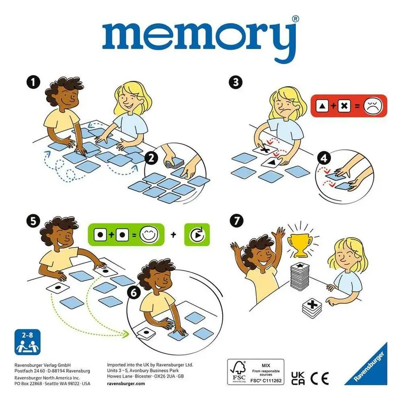 Kartenspiel 64-teilig Memory