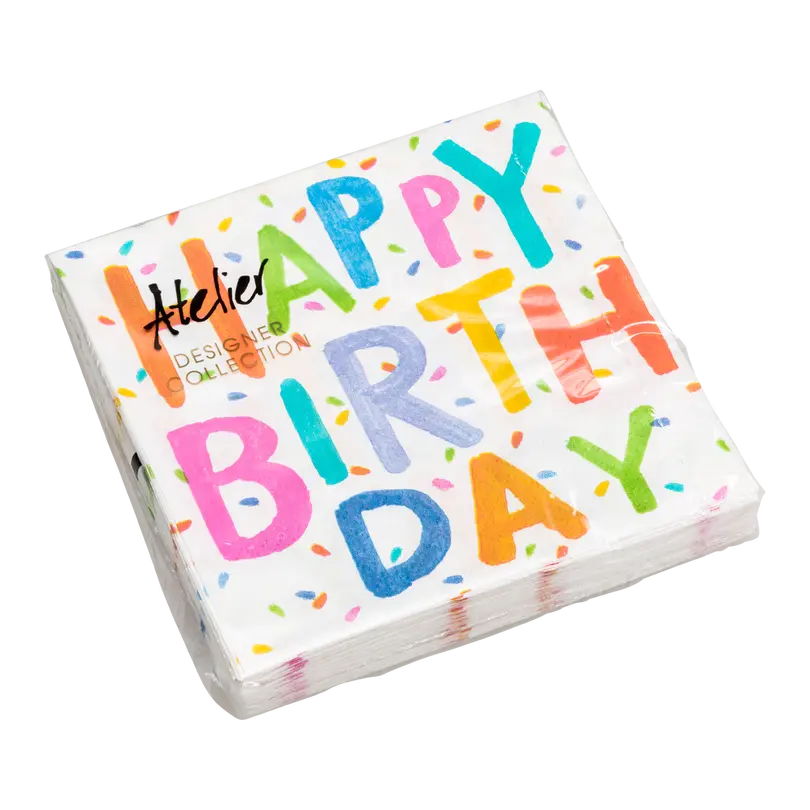 Papierserviette Birthday