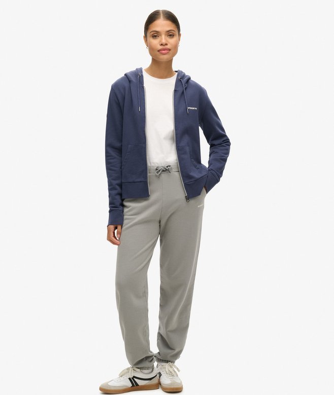 Plain Zip Hoodie