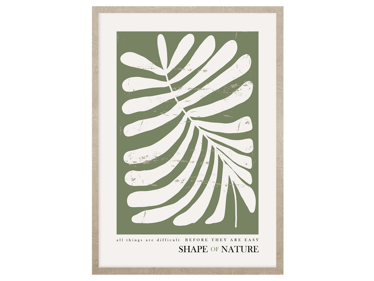 Obraz w ramie Shape Of Nature No.1 53x73 cm