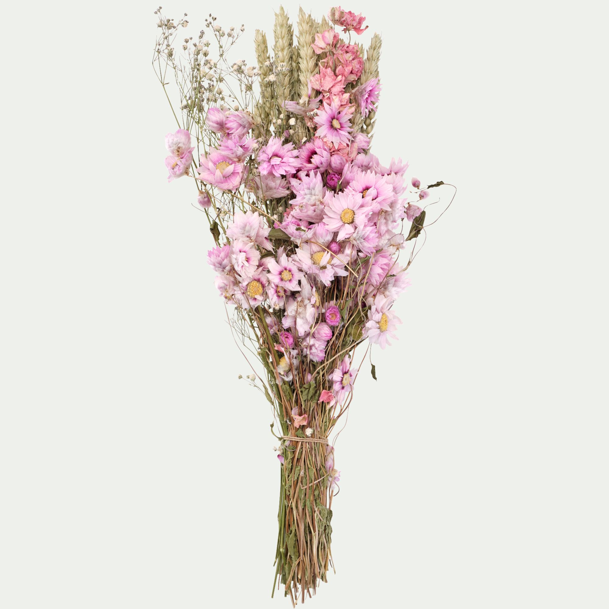 FLORALIE - Bouquet de fleurs séchées 35cm - rose