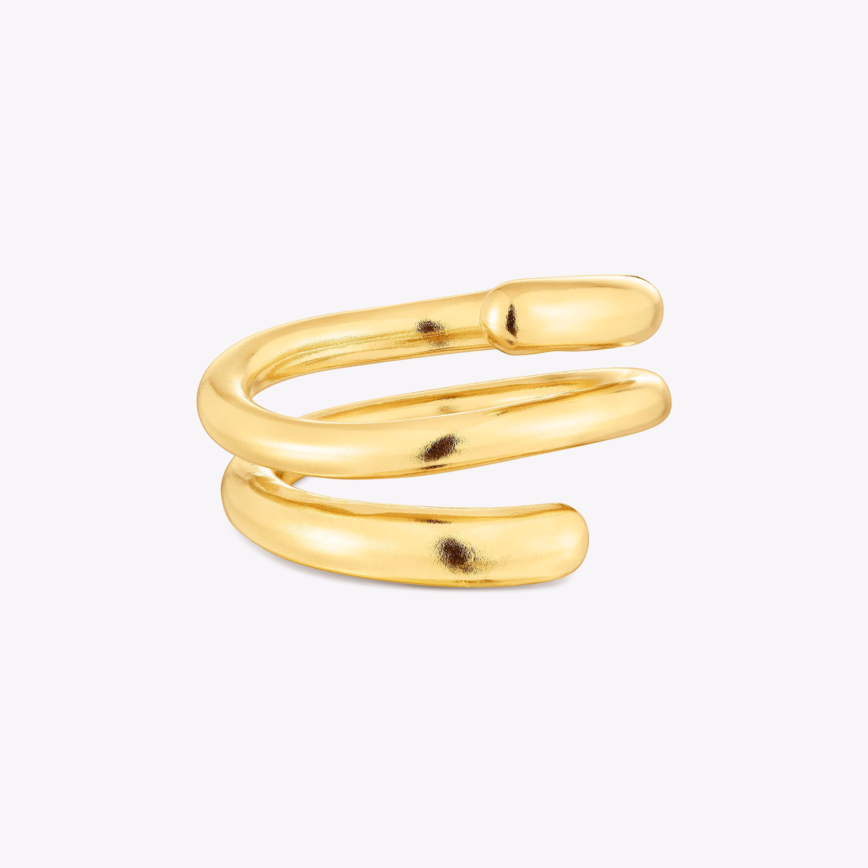Anillo espiral de plata vermeil New Hav
