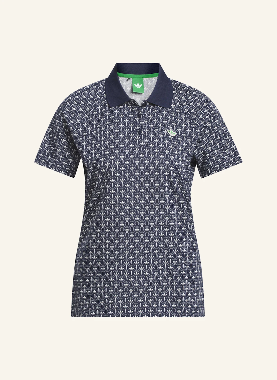 adidas ORIGINALS ALL OVER TREFOIL POLOSHIRT