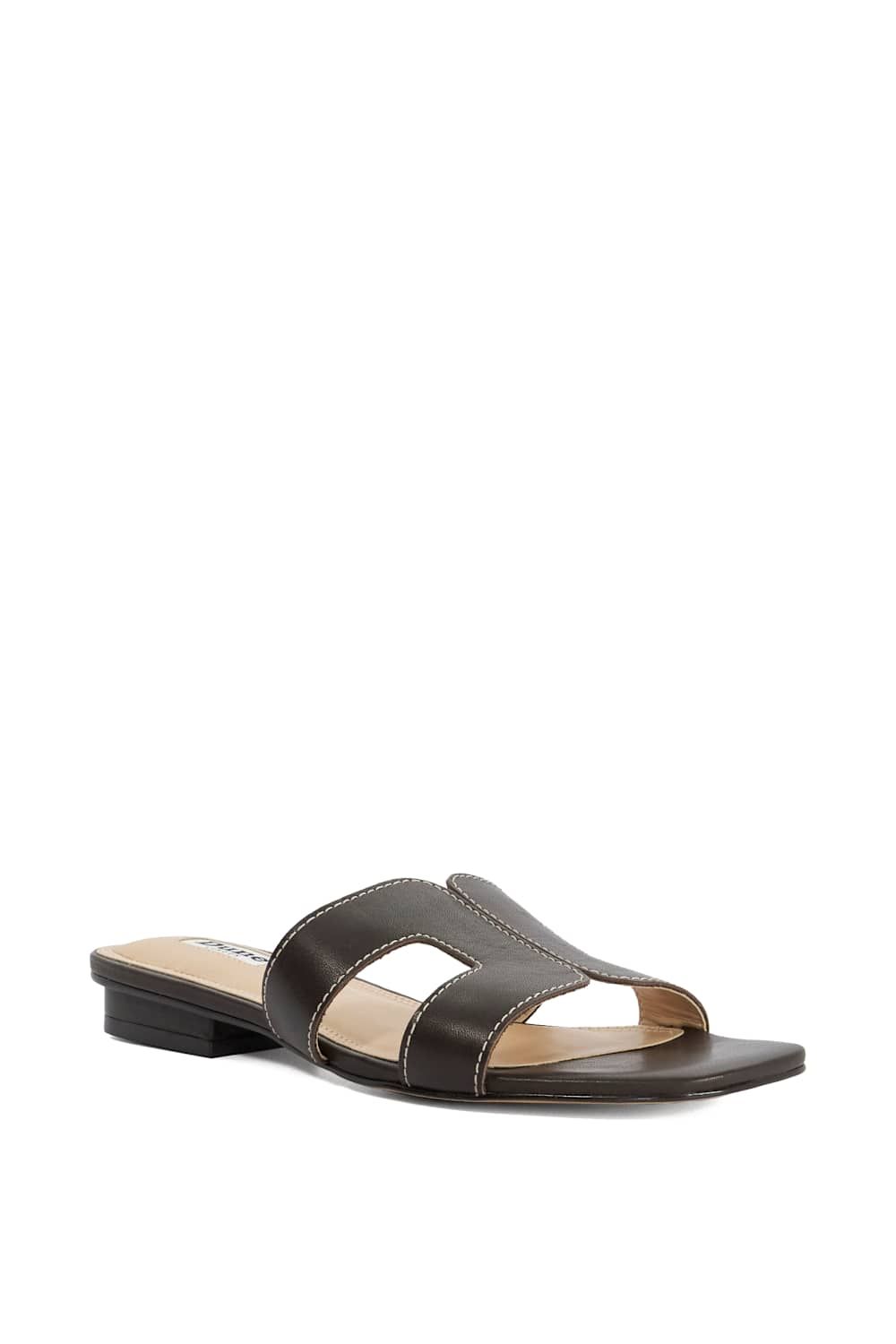 Dune London Loupe' Leather Sandals