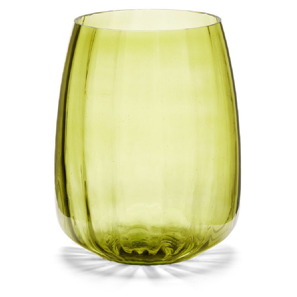 Vase en verre Ø12xH16cm - 3 modèles
