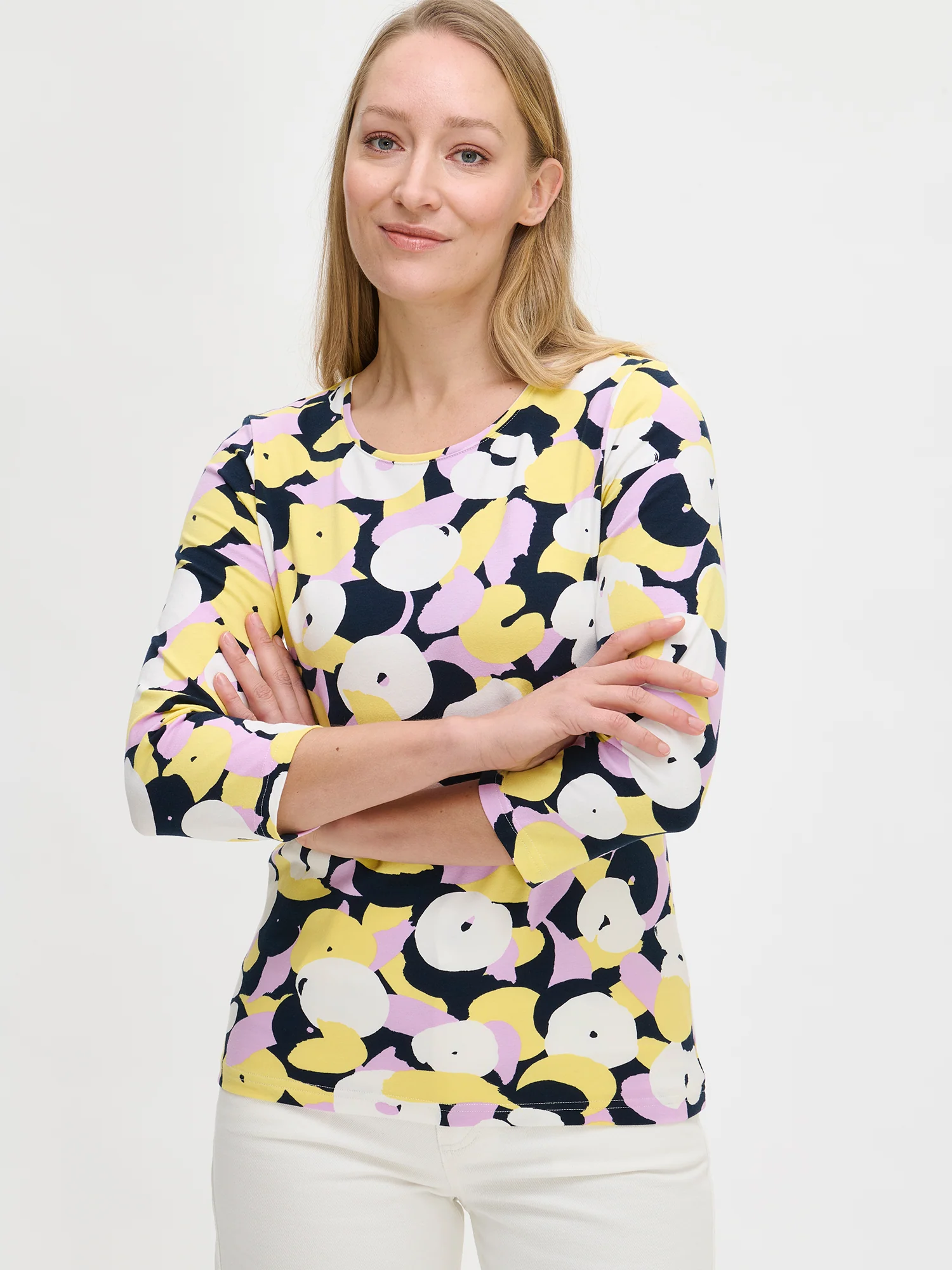 PERENNA trikoopusero - keltainen