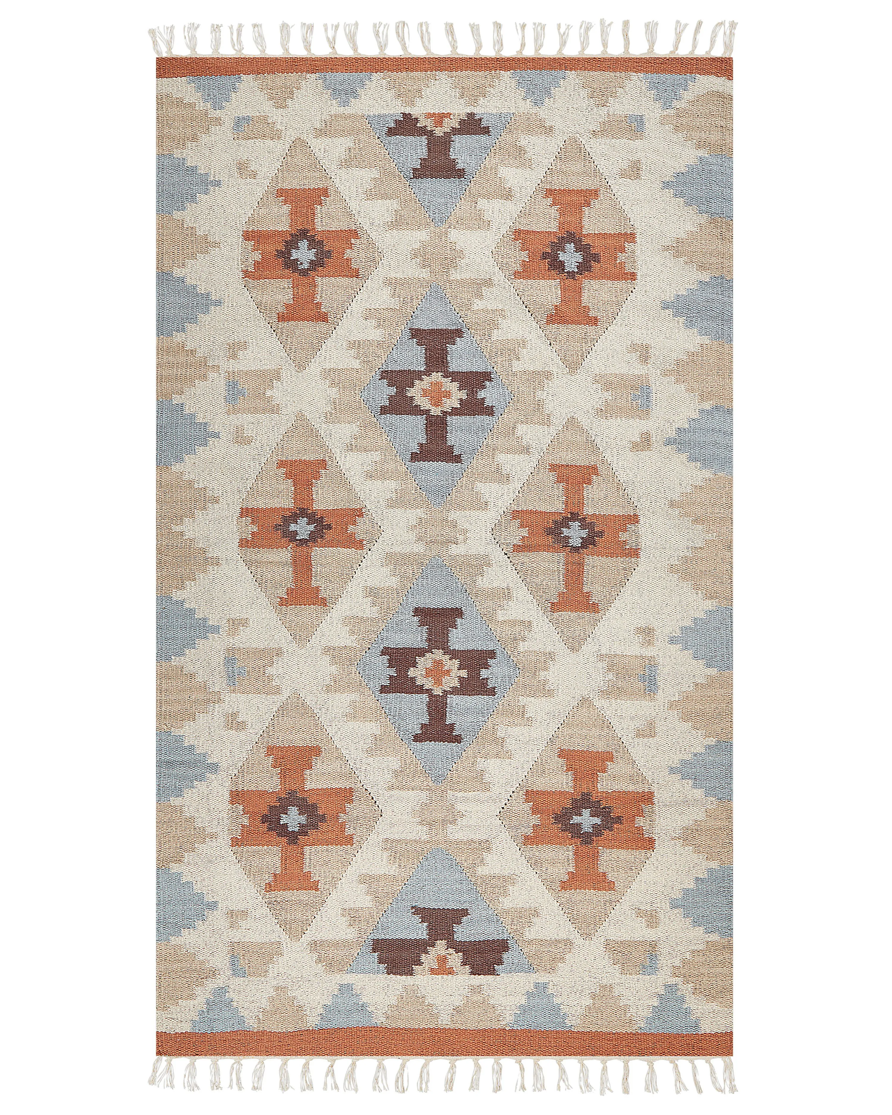 Rug DILIJAN Multicolour 160 x 230 cm Cotton Kilim