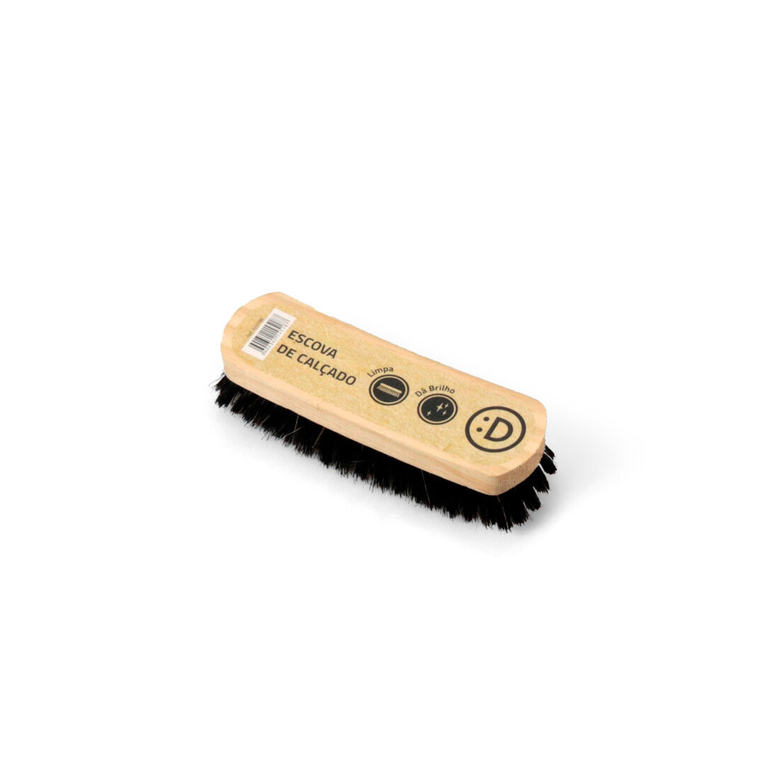 Escova grande para calçado em madeira