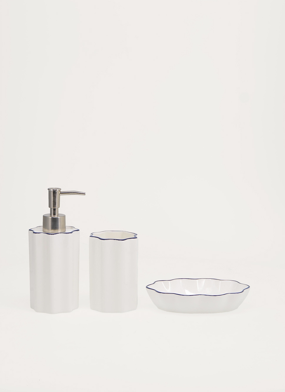 PORTE-SAVON EN CÉRAMIQUE CUBA BLANC