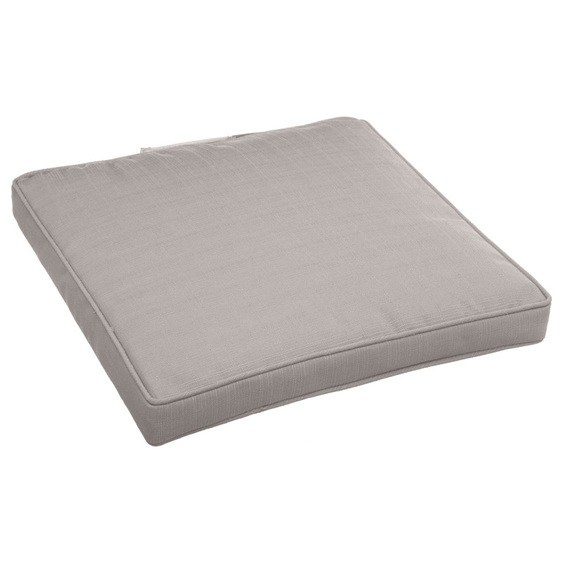 Galette de chaise Koraï taupe 40 x 40 cm