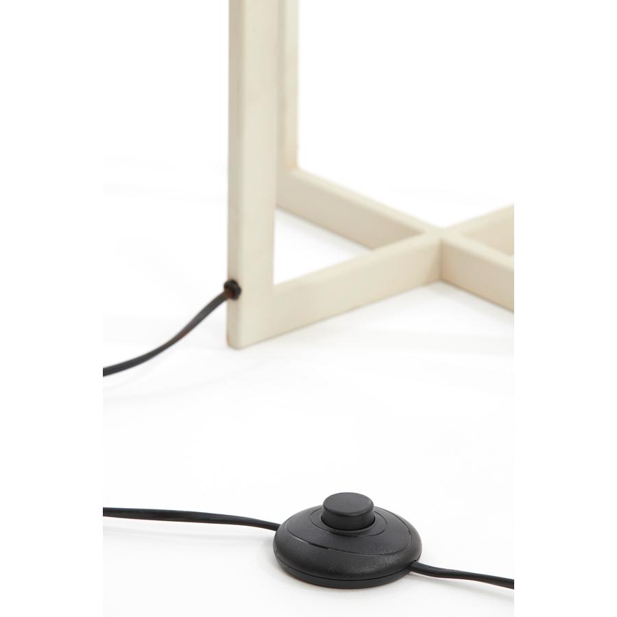 Light & Living - Mace vloerlamp 30x30x140 cm - crème