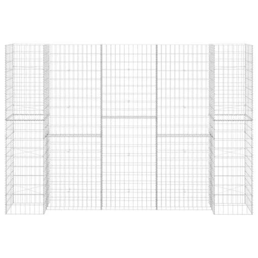 NNEVL H-Shaped Gabion Planter Steel Wire 260x40x200 cm