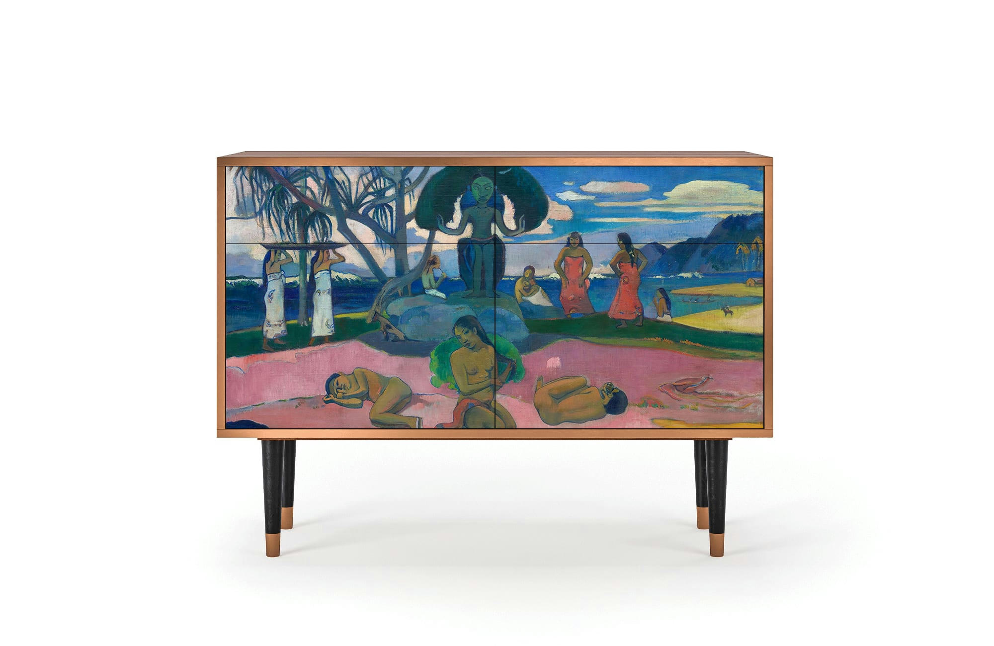 DAY OF THE GOD BY PAUL GAUGUIN - Buffet  multicolore 2 tiroirs et 2 portes L 115 cm