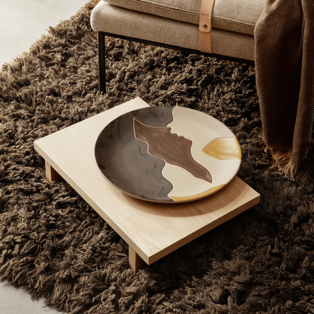 Ferm Living - Kona Low Beistelltisch