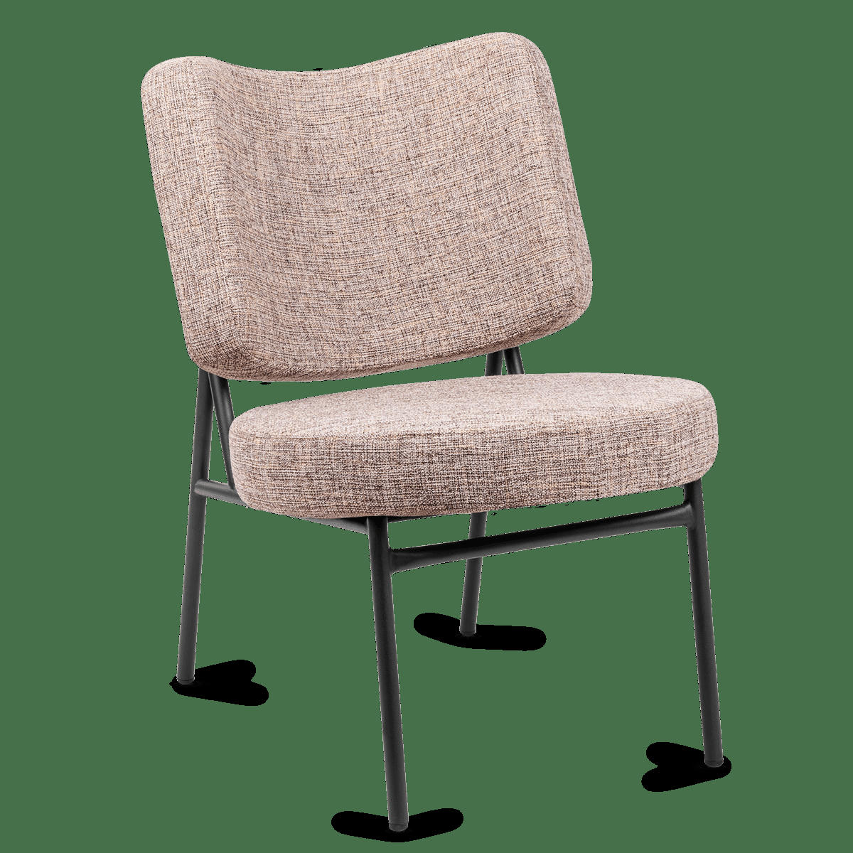 - Fauteuil tapissé en beige