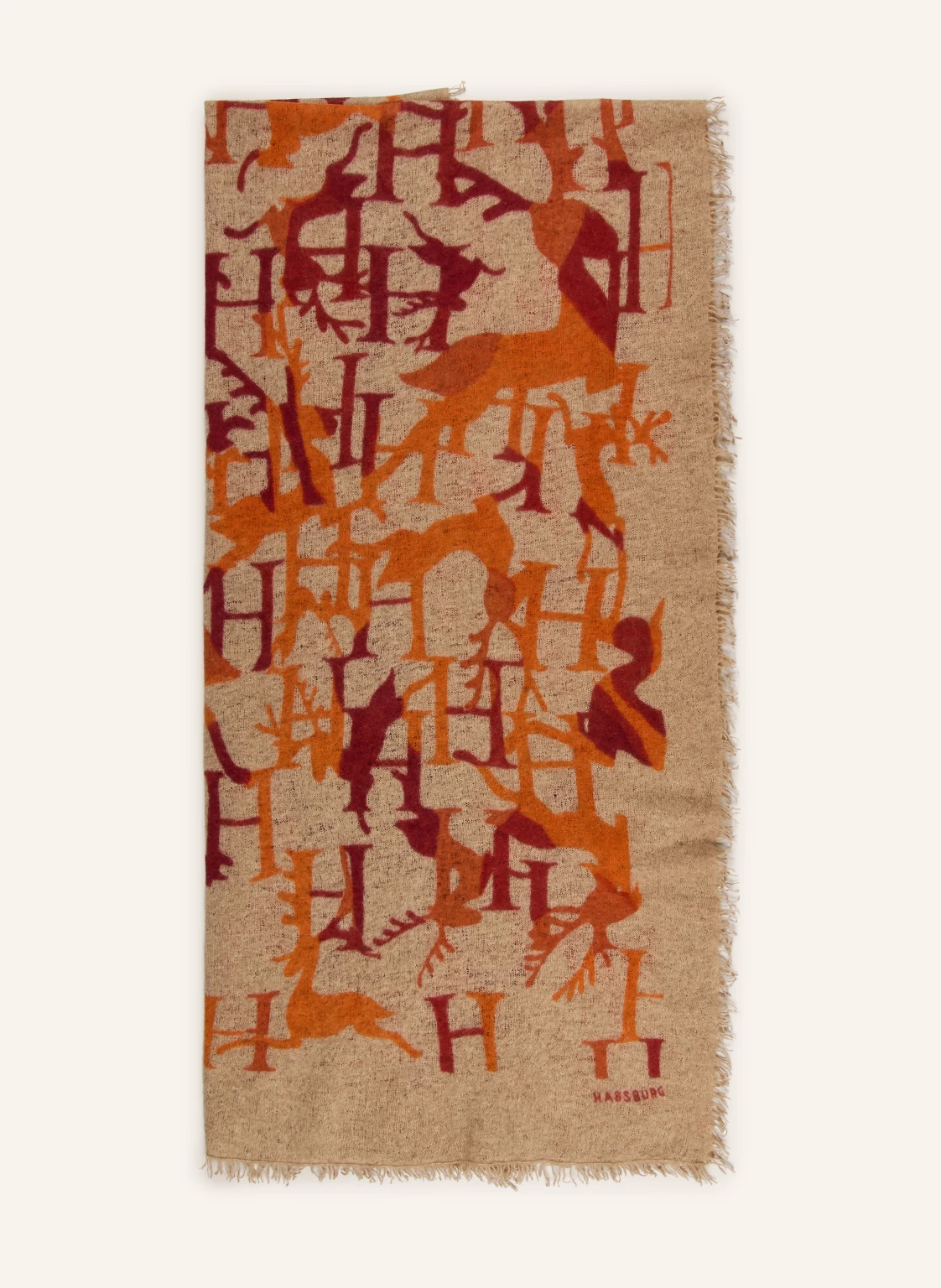 HABSBURG Cashmere-Schal HIRSCH