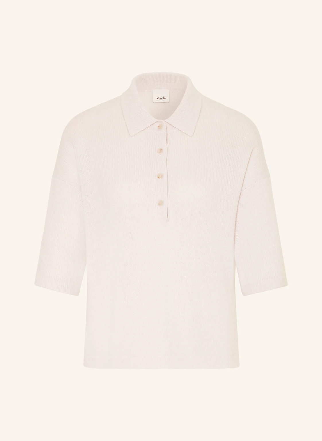 ALLUDE Strick-Poloshirt aus Cashmere