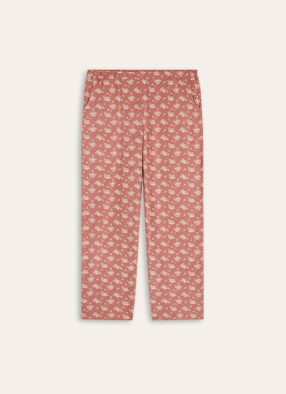 PANTALON BAS DE PYJAMA RIMA CORAIL
