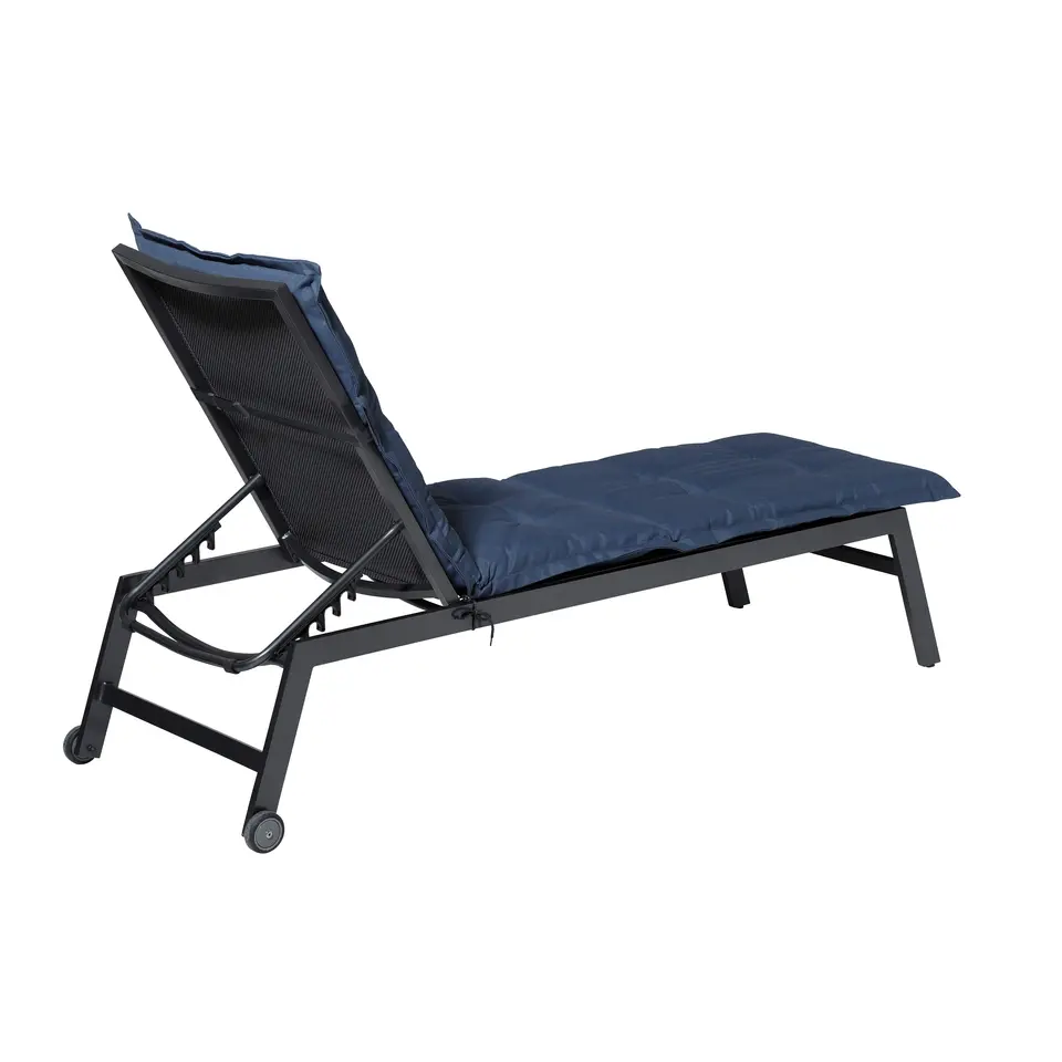 Madison - Ligbedkussen Panama safier blue - Ca. 200x65 cm