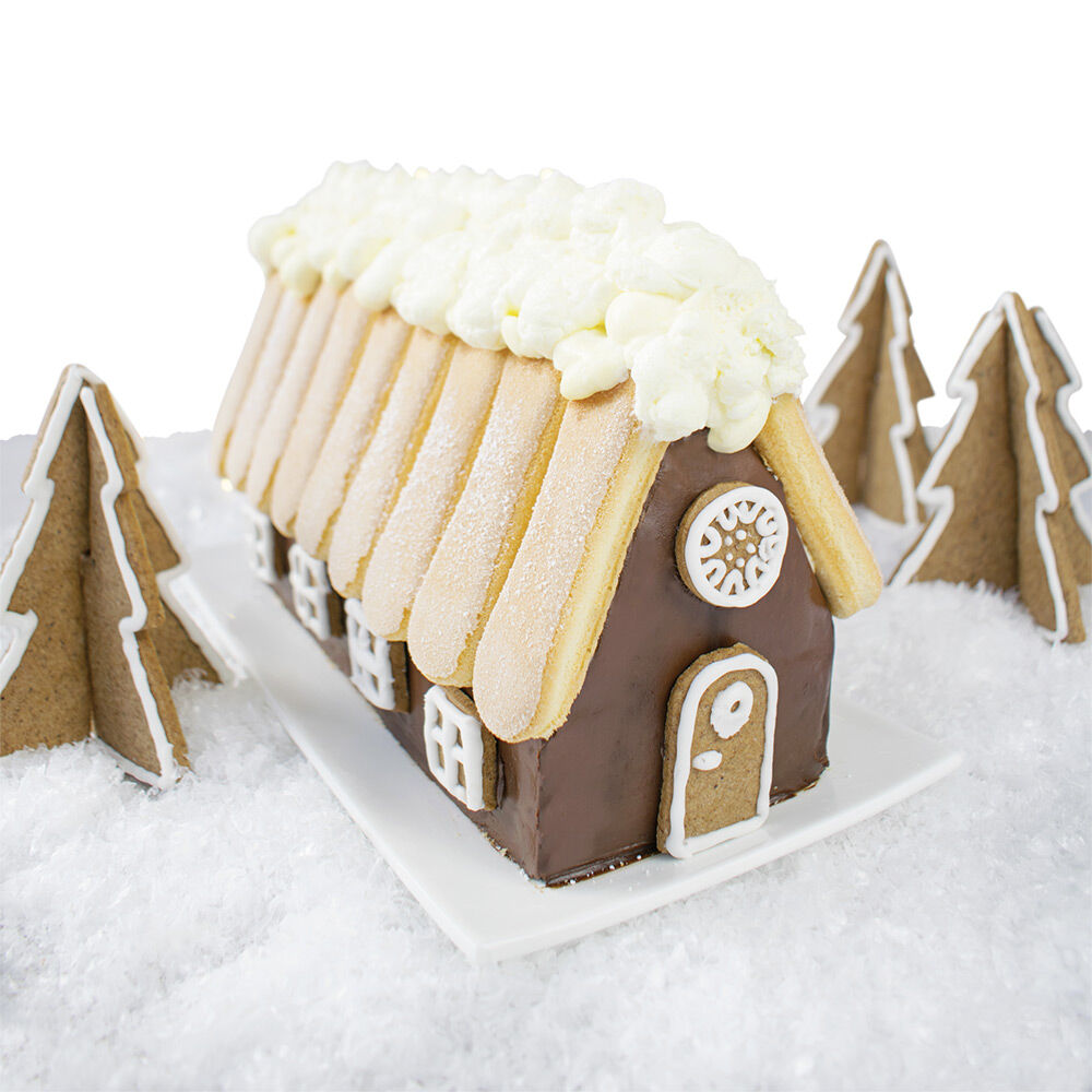 Moule à b&ucirc;che forme Chalet