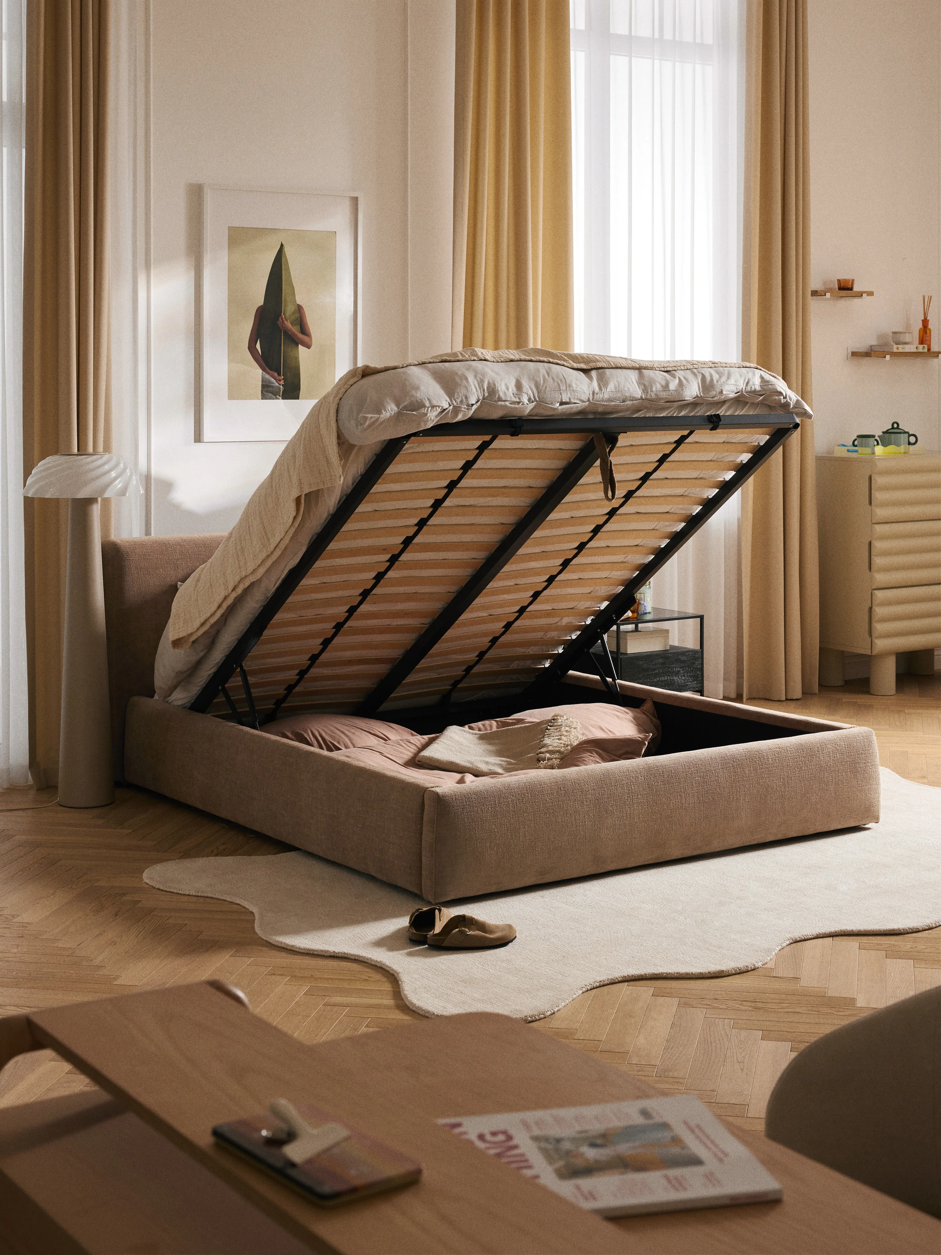 Polsterbett Cloud mit Stauraum