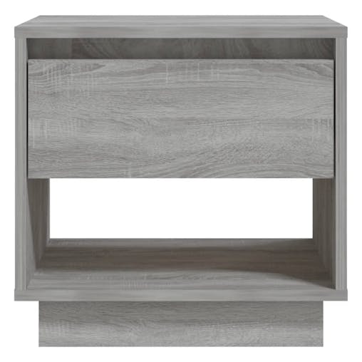 NNEVL Bedside Cabinets 2 pcs Grey Sonoma 45x34x44 cm Chipboard