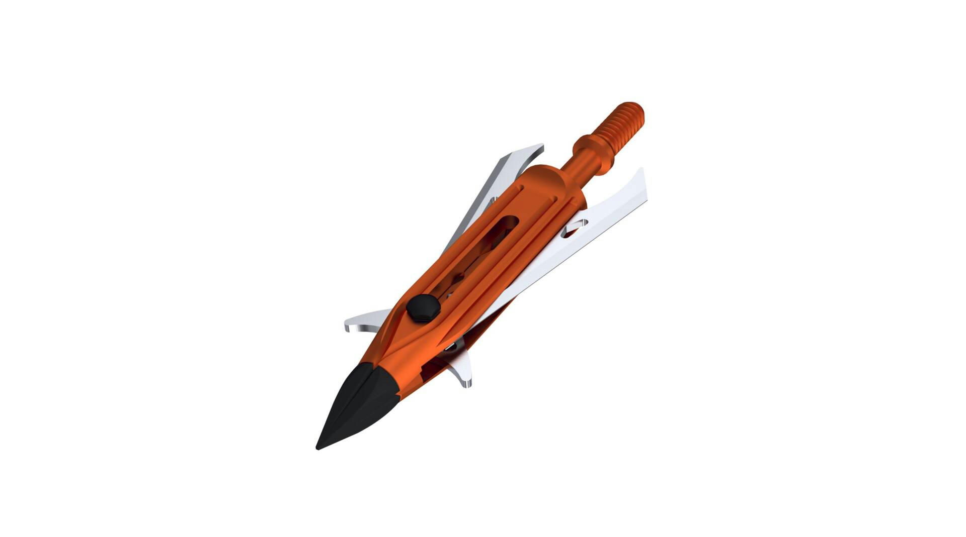 Crosman Ravin Mechanical Aluminum Broadhead/Arrow Tip for Crossbow, 100 Grain, 3-pk