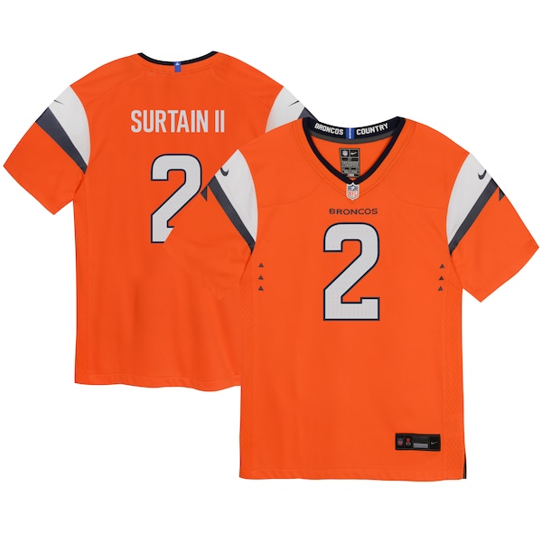 Patrick Surtain II Denver Broncos Nike Toddler Game Jersey - Orange