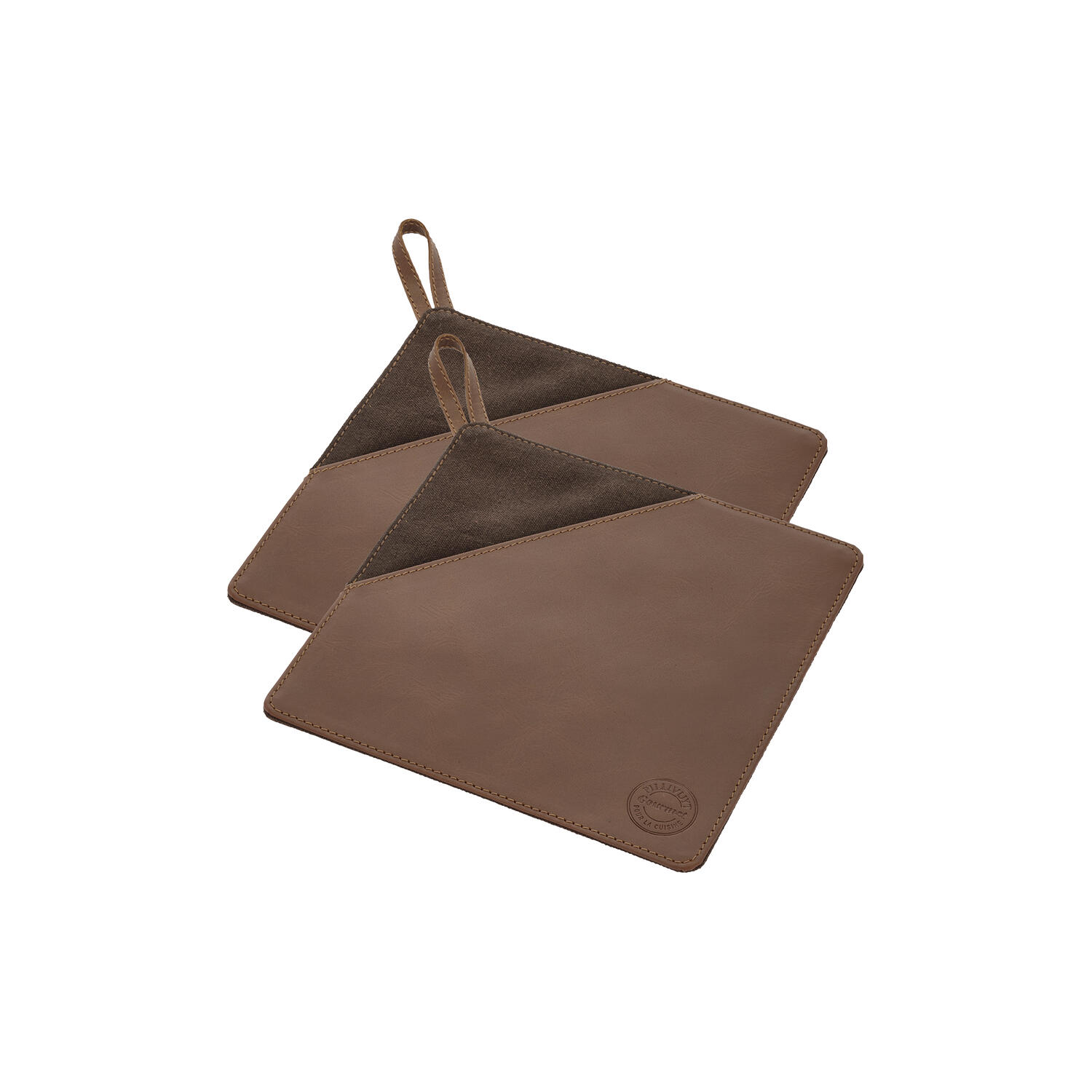 Grydelap 2 stk., brun