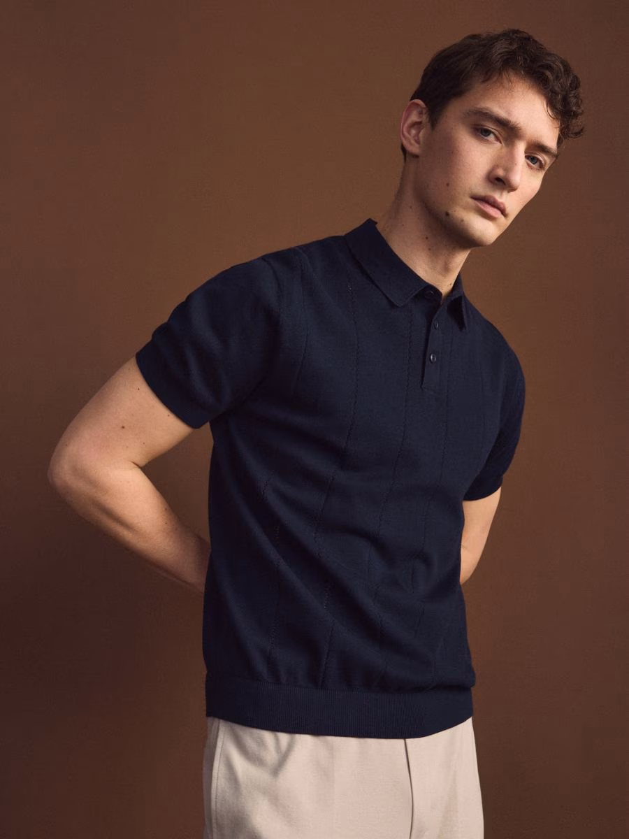 Stripe Polo Jumper