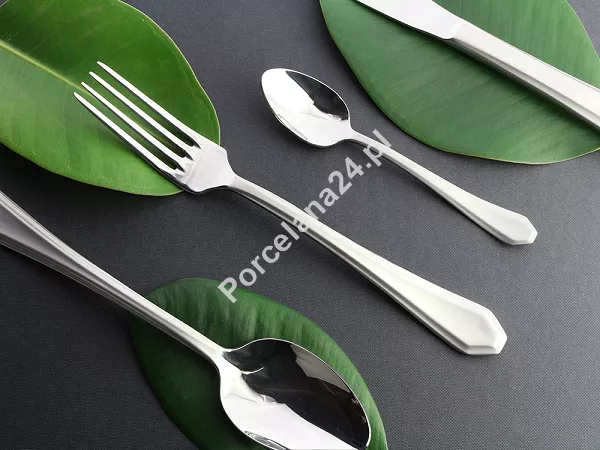 Komplet sztućców 24 cz. na 6 osób Hisar - Riva Satin (4.0/3.0 mm) satynowane