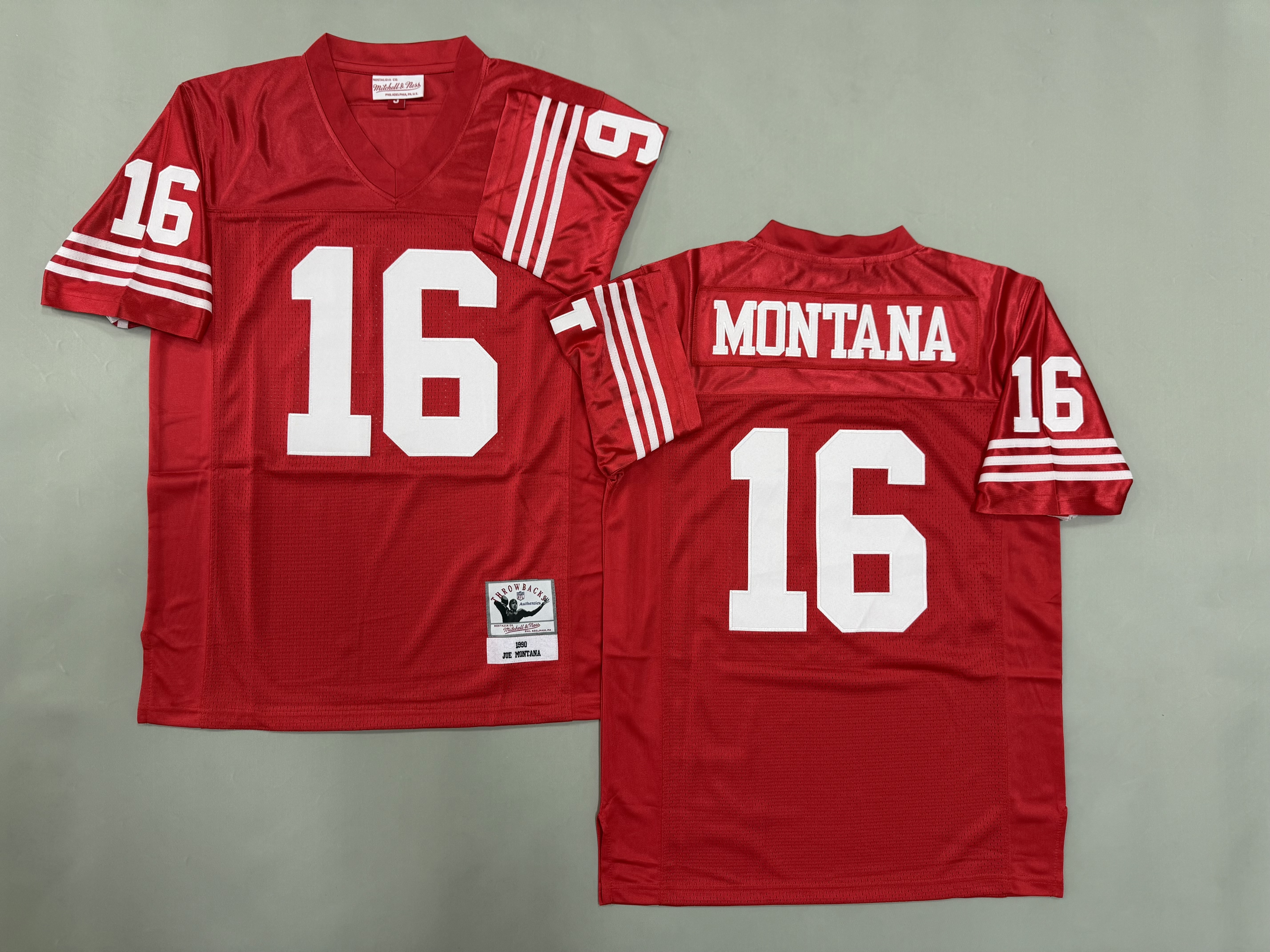 Joe Montana San Francisco 49ers Authentic Throwback Retired Player Jersey