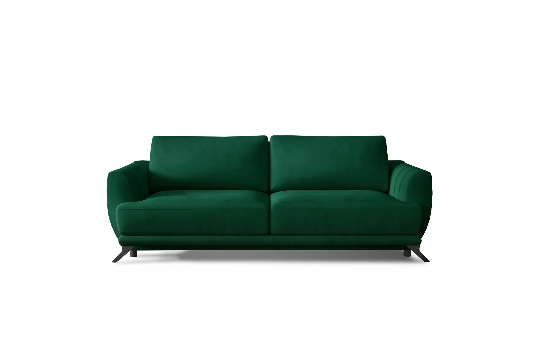 Sofa rozkładana z funkcją spania MEGIS VELVET zielona