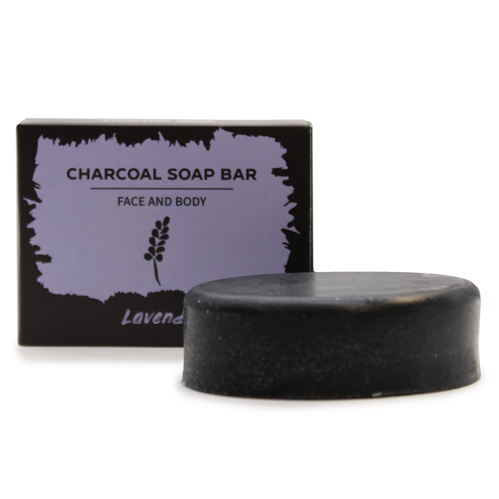 KDMD Charcoal Soap 85g - Lavender