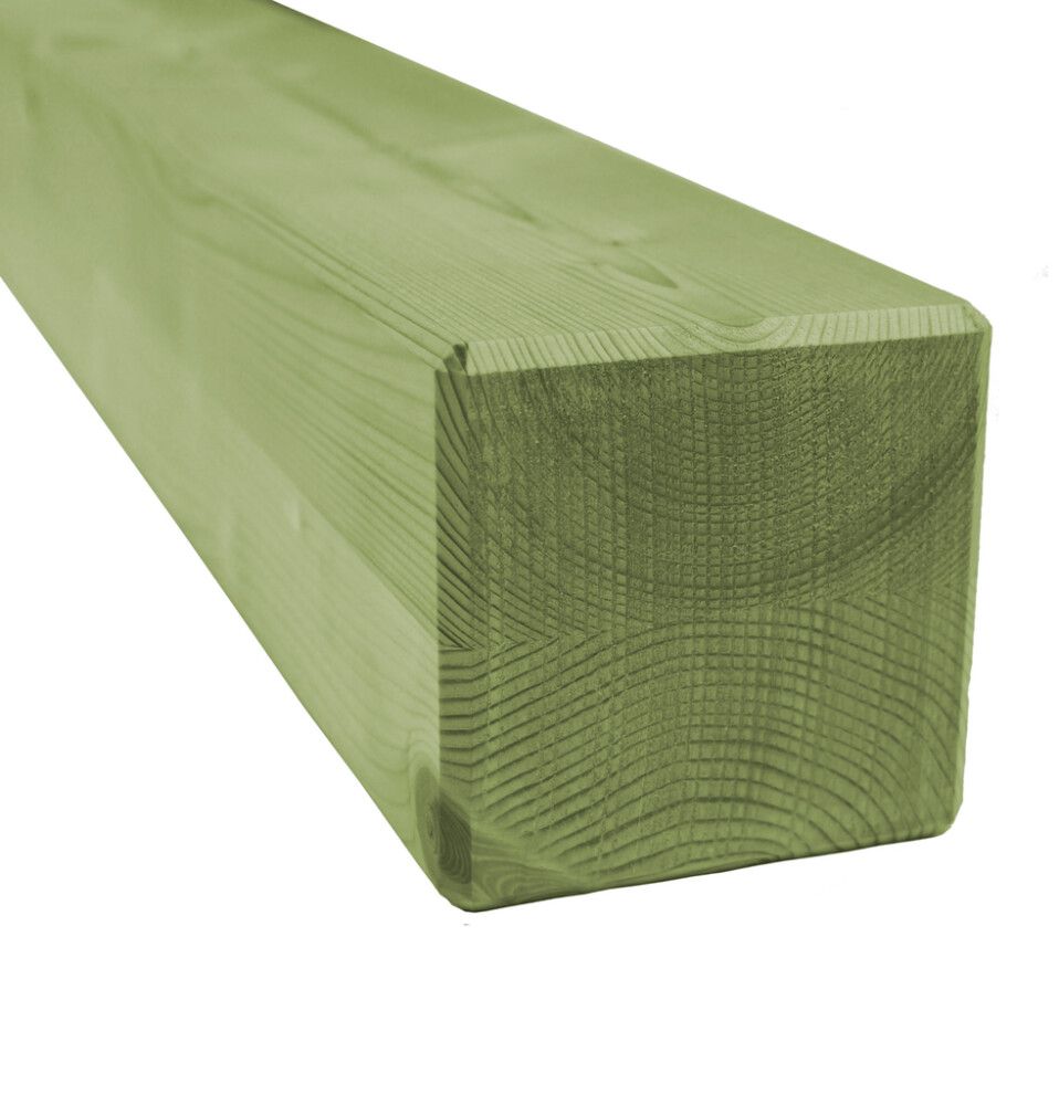 LIMTRESTOLPE PALMAKO GRØNN 90X90X1900 MM