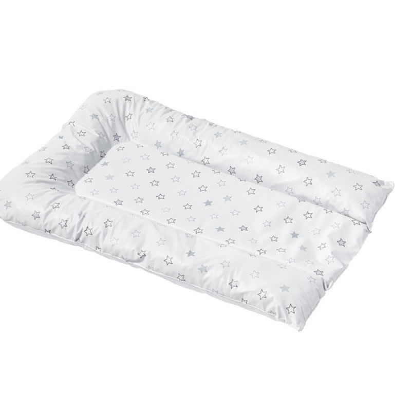 FLOCONS - Matelas à langer bébé gris en PVC 50x70 cm