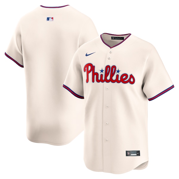 Philadelphia Phillies Nike Alternate Limited Jersey - Cream