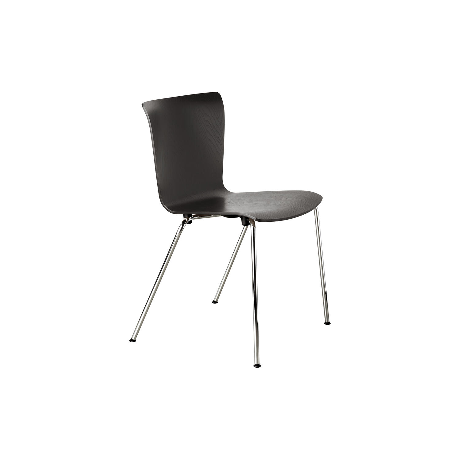 Vico Duo&trade; VM110 spisebordsstol, sortmalet ask/krom