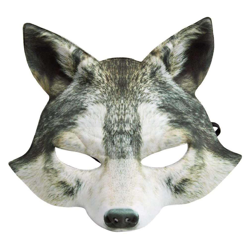 Masque pour adulte imprimé tête d'animal