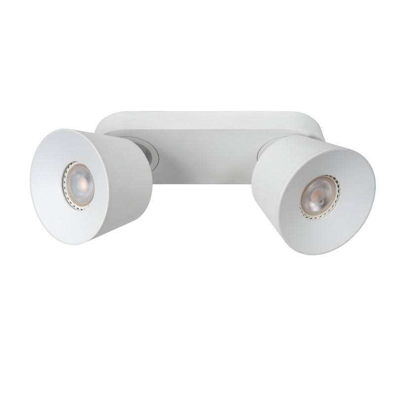 Spot Trigono blanc GU10 2 x 50 W LUCIDE