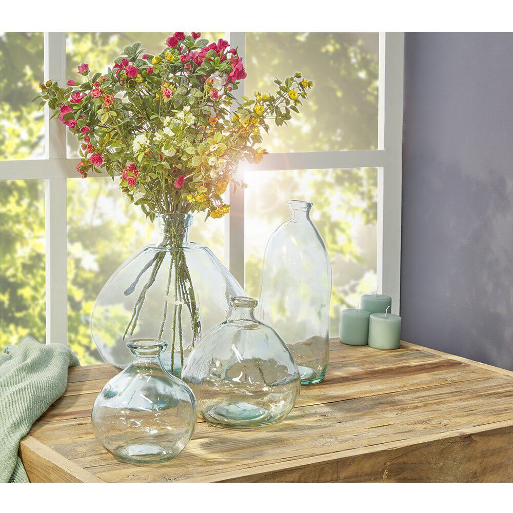 Vase Dame Jeanne Simplicity transparent Ø13 x H35 cm