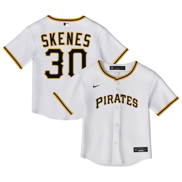 Paul Skenes Pittsburgh Pirates Nike Toddler Home Replica 2.0 Player Jersey - White