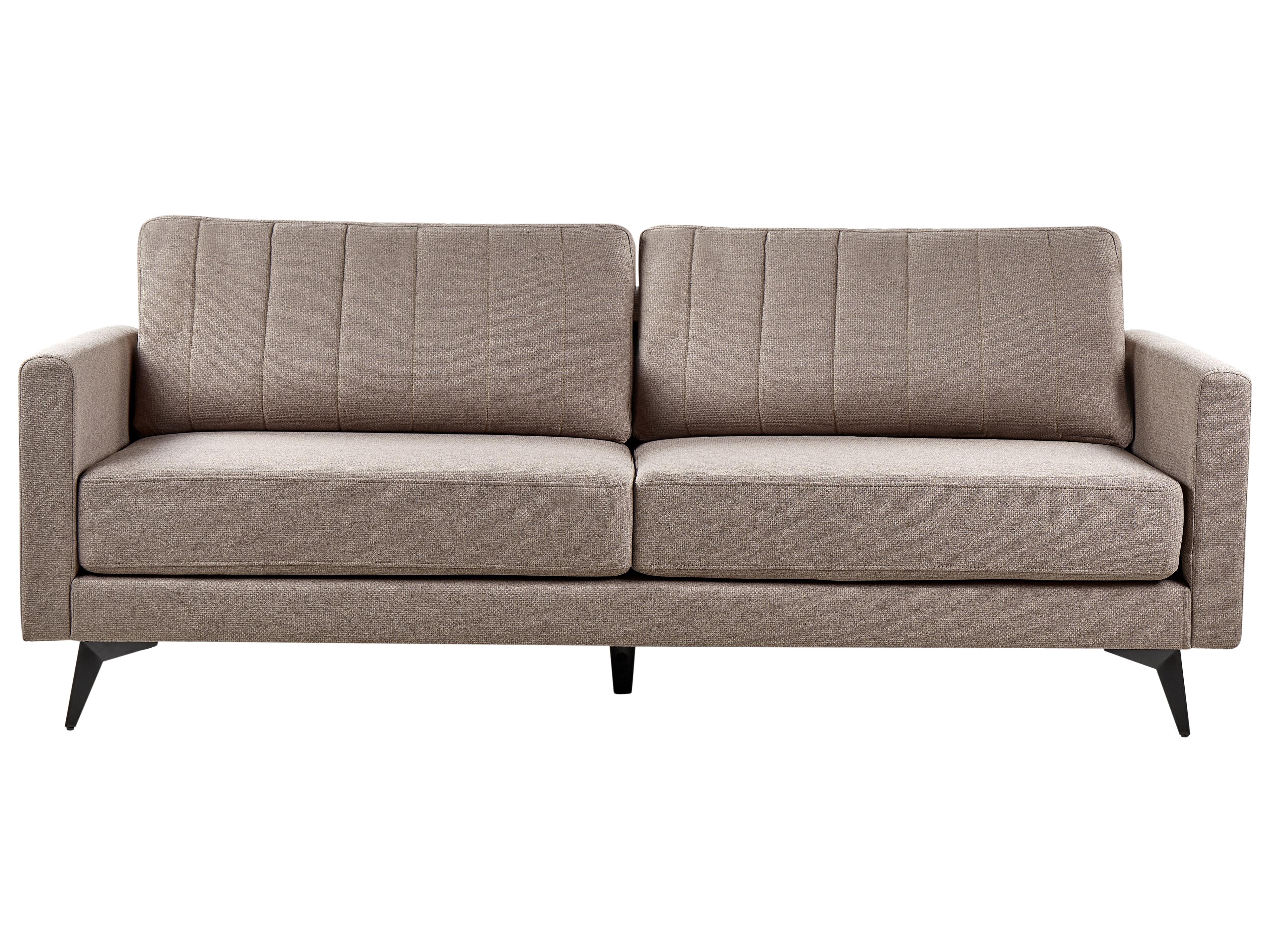 Sofa 3 Seater MALA Fabric Taupe
