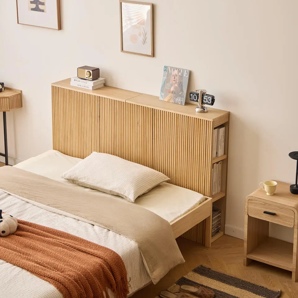 Massief houten hoofdeinde van 160