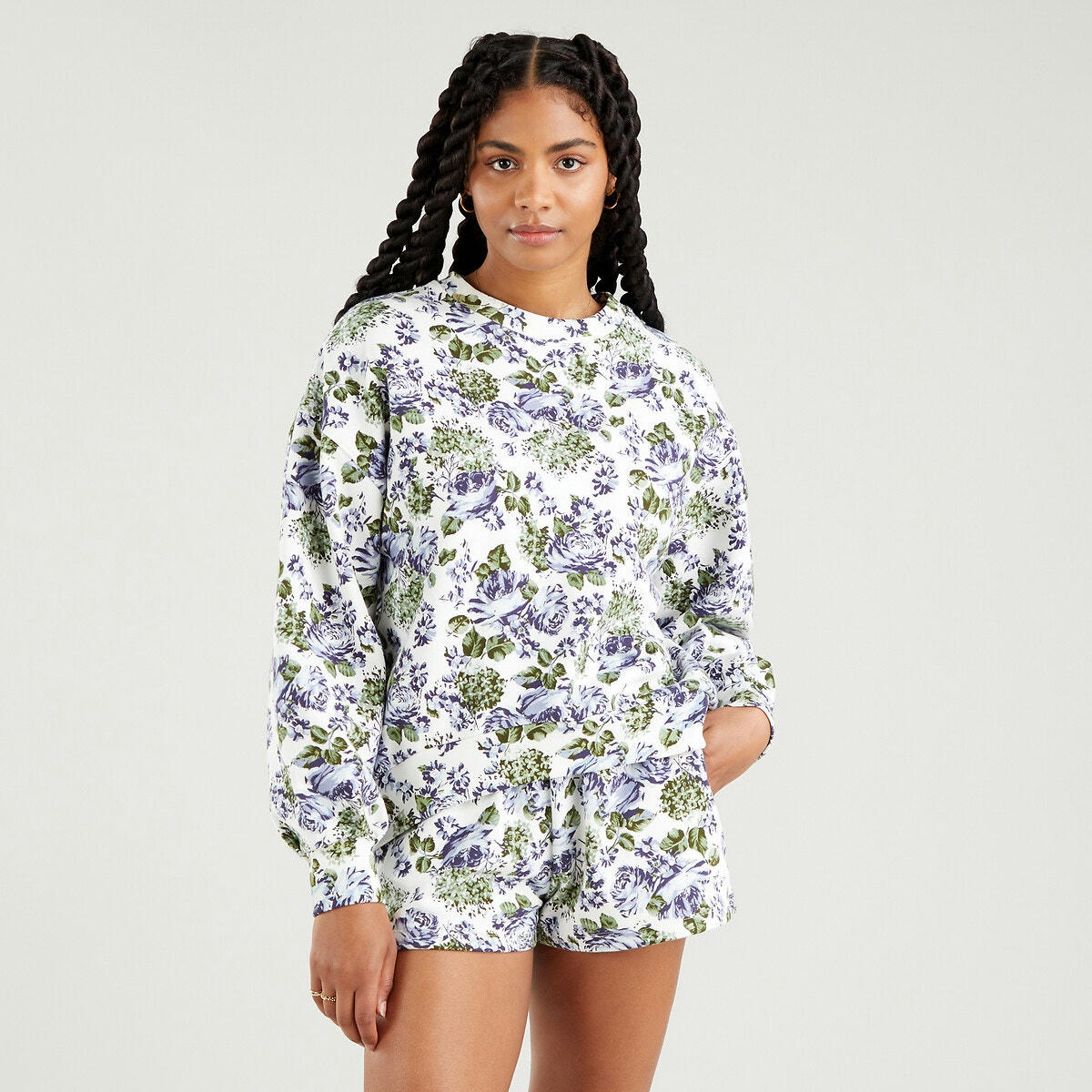 Sweat imprimé floral