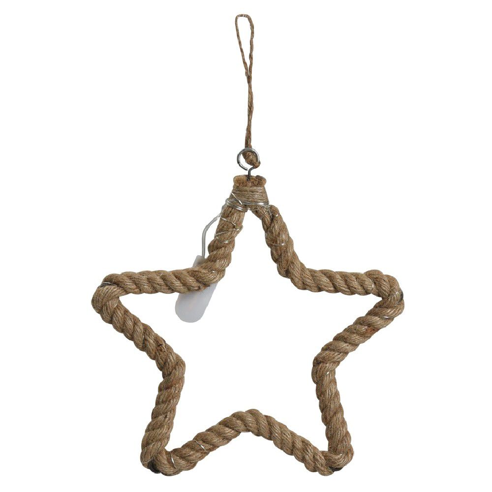Décoration lumineuse à suspendre corde 15 LED